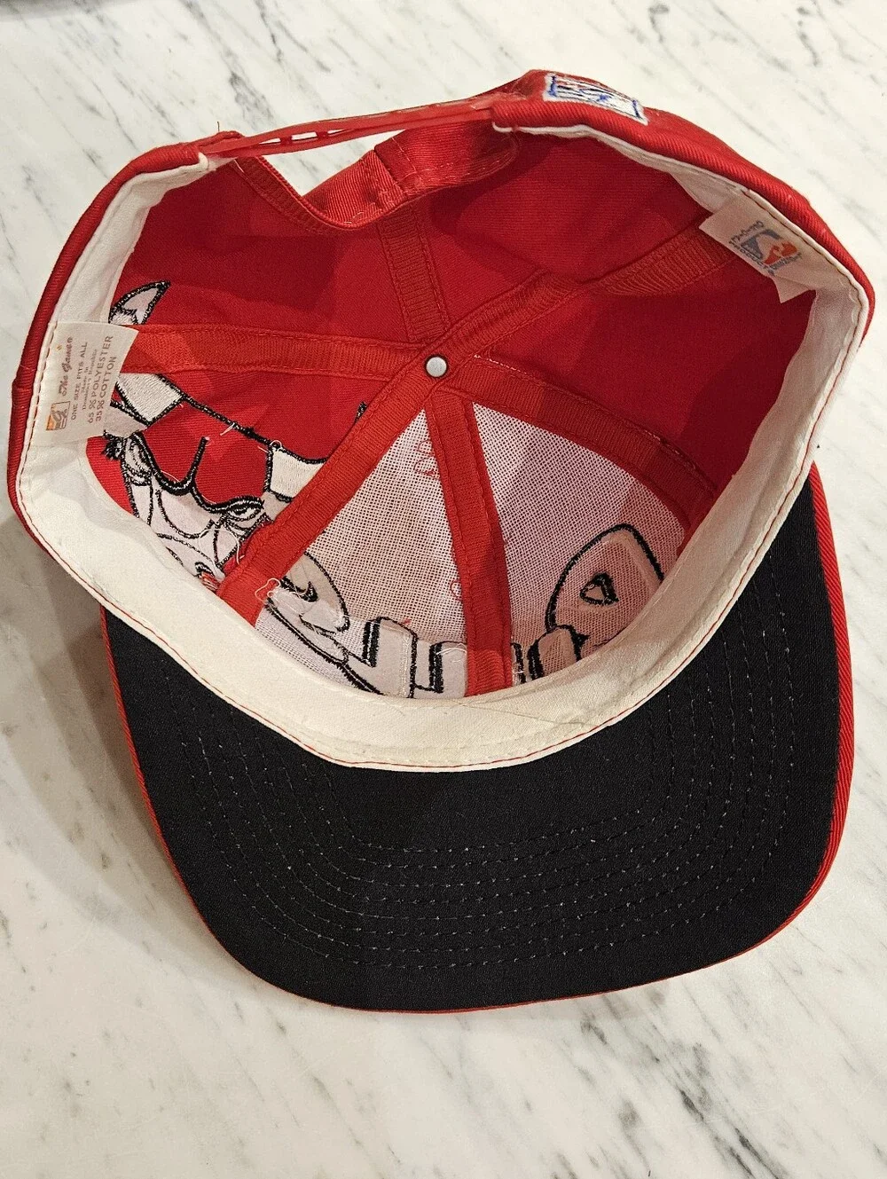 Chicago Bulls Vintage Adjustable The Game Snapback Hat 5328 Of 6000